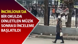 Bir okulda dinletilen müzik sonrası inceleme başlatıldı