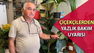 Çiçekçilerden yazlık bakım uyarısı