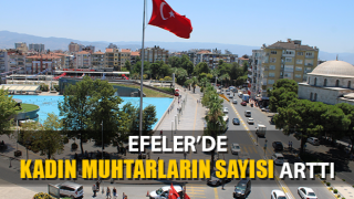 Efeler’de kadın muhtar sayısı 9’a yükseldi