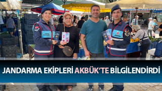 Jandarma Akbük’te bilgilendirdi