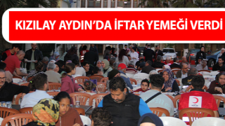 Kızılay Aydın’da iftar yemeği verdi