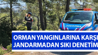 Orman yangınlarına karşı jandarmadan sıkı denetim