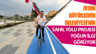 Sahil yolu projesi yoğun ilgi görüyor