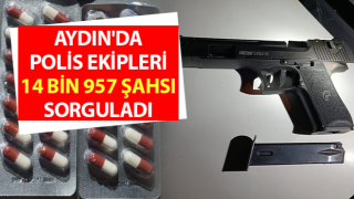 Aydın'da 14 bin 957 şahıs sorgulandı