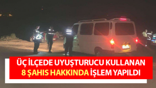 Aydın’da 8 şahıs hakkında işlem yapıldı