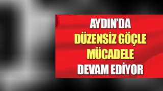 Aydın’da düzensiz göçle mücadele sürüyor