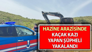 Aydın’da kaçak kazı yapan şüpheli yakalandı