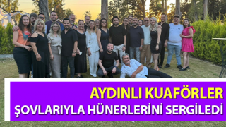 Aydınlı kuaförler şovlarıyla hünerlerini sergiledi