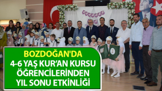 Bozdoğan'da Kur’an Kursu öğrencilerinden yıl sonu etkinliği