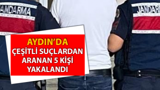 Çeşitli suçlardan aranan 5 kişi yakalandı