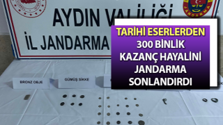 Denizli’den Aydın’a gelip tarihi eserleri satmak istediler