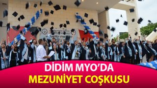 Didim MYO’da mezuniyet coşkusu