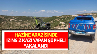 Didim’de izinsiz kazı yapan şüpheli yakalandı