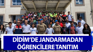 Didim’de jandarmadan öğrencilere tanıtım