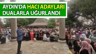 Hacı adayları dualarla uğurlandı