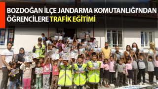 Jandarma Komutanlığı'ndan öğrencilere trafik eğitimi