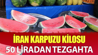 Karpuz, Aydın’daki pazar tezgahlarında yerini aldı