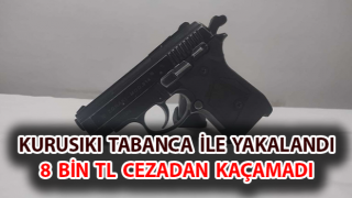 Koçarlı’da kurusıkı tabanca ile yakalanan kişiye ceza