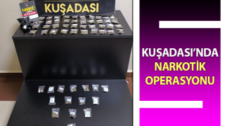 Kuşadası’nda narkotik operasyonu