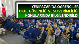 Öğrenciler okul güvenliği ve su verimliliği konularında bilgilendirildi