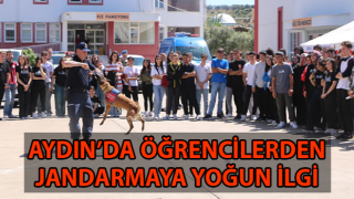 Öğrencilerden jandarmaya yoğun ilgi