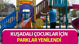 Parklarda bakım ve temizlik çalışması sürüyor