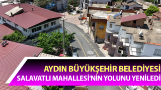 Salavatlı Mahallesi'nin yolu yenilendi