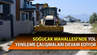 Soğucak Mahallesi’nde yol yenileme çalışmaları sürüyor