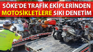 Trafik ekiplerinden motosikletlere sıkı denetim