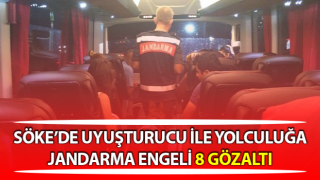 Uyuşturucu ile yolculuğa jandarma engeli: 8 gözaltı