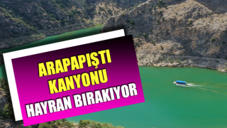 Arapapıştı Kanyonu hayran bırakıyor