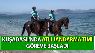 Atlı jandarma timi göreve başladı