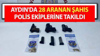 Aydın'da 28 aranan şahıs polis ekiplerine takıldı