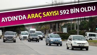 Aydın'da araç sayısı belli oldu!