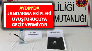 Aydın'da jandarma ekipleri uyuşturucuya geçit vermiyor