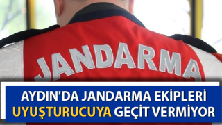 Aydın'da jandarma ekipleri uyuşturucuya geçit vermiyor