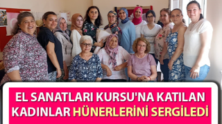 Aydın’da kadınlar ürettikleri el emeği ürünlerini sergiledi