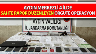 Aydın’da sahte rapor düzenleyen örgüte operasyon