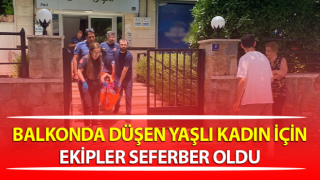 Aydın’da yaşlı kadın balkondan düştü