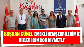 Başkan Günel : 'Emekli hemşehrilerimiz bizler için çok kıymetli'