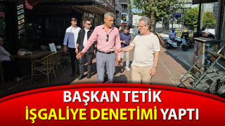 Başkan Tetik işgaliye denetimi yaptı