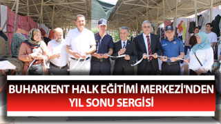 Buharkent Halk Eğitimi Merkezi'nden yıl sonu sergisi