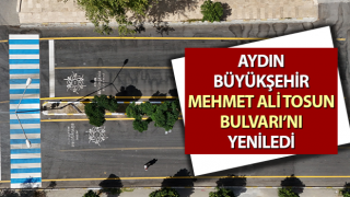 Büyükşehir Mehmet Ali Tosun Bulvarı’nı yeniledi