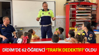 Didim’de 62 öğrenci “trafik dedektifi” oldu