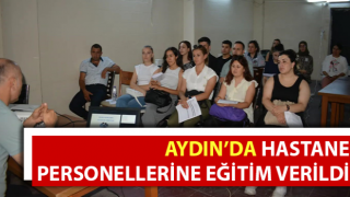 Hastane personellerine eğitim verildi