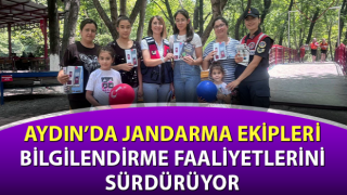 Jandarma ekipleri bilgilendirme faaliyetlerini sürdürüyor