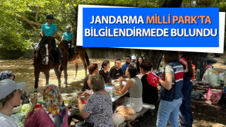 Jandarma Milli Park’ta bilgilendirmede bulundu