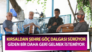 Kırsaldan şehre göç dalgası sürüyor