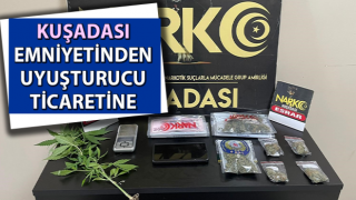 Kuşadası emniyetinden uyuşturucu ticaretine suçüstü