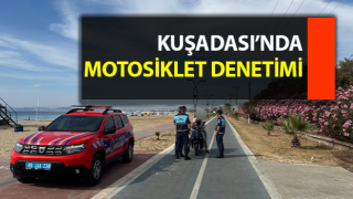 Kuşadası’nda motosiklet denetimi